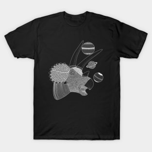 Triceratops (in white) T-Shirt